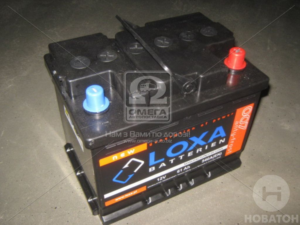 Аккумулятор  61 Ah-12v LOXA (242x175x190),R,EN540 - фото 