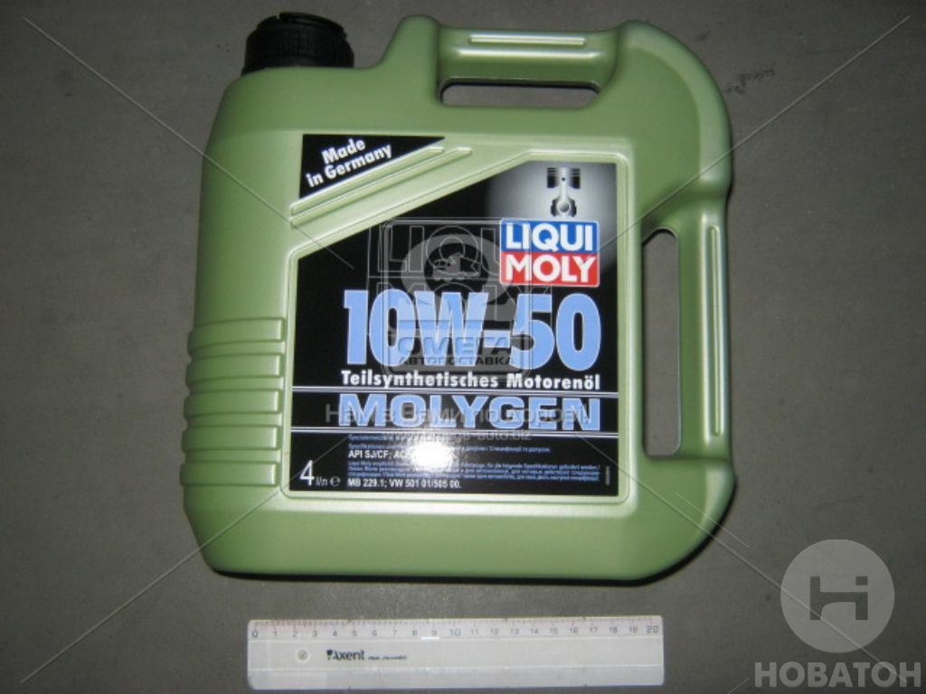 Масло моторное Liqui Moly Molygen 10W-50 API SJ/CF; ACEA A3/B3-98 (Канистра 4л) - фото 