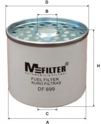 Фильтр топливный дизель CITROEN (СИТРОЕН) JUMPER, PEUGEOT (ПЕЖО) BOXER (M-Filter) - фото 