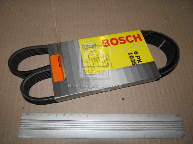 Ремень п-клиновой 6pk1035 (пр-во Bosch) BOSCH 1 987 946 054 - фото 