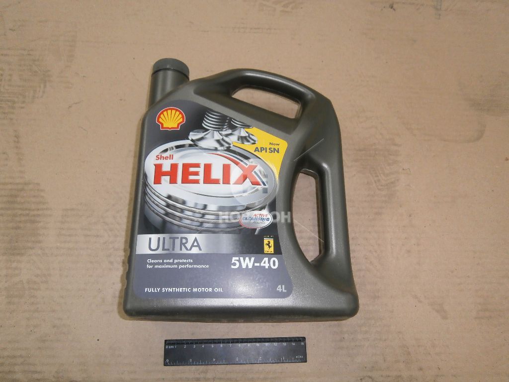 Масло моторн. SHELL Helix Ultra SAE 5W-40 SN/CF (Канистра 4л) Shell East Europe Company 550052679 - фото 1