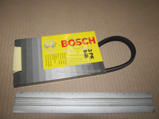 Ремінь п-клинової 3pk648 (вир-во Bosch) BOSCH 1 987 947 882 - фото 