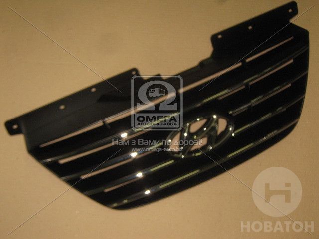 Решетка радиатора (4 полоски) HYUNDAI (Хендай) Sonata 08 - (Mobis) - фото 