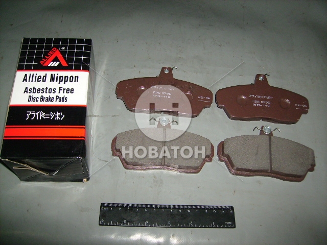 Колодки тормозные ГАЗ 3302 передние (комплект 4шт.) (покупное ГАЗ, Япония) - фото 