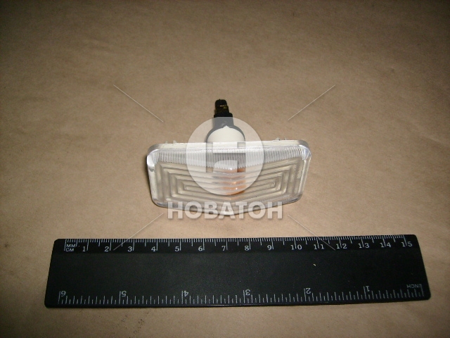 Вказівник повороту бічний ВАЗ 2105 білий з лампою (вир-во Рекардо) - фото 