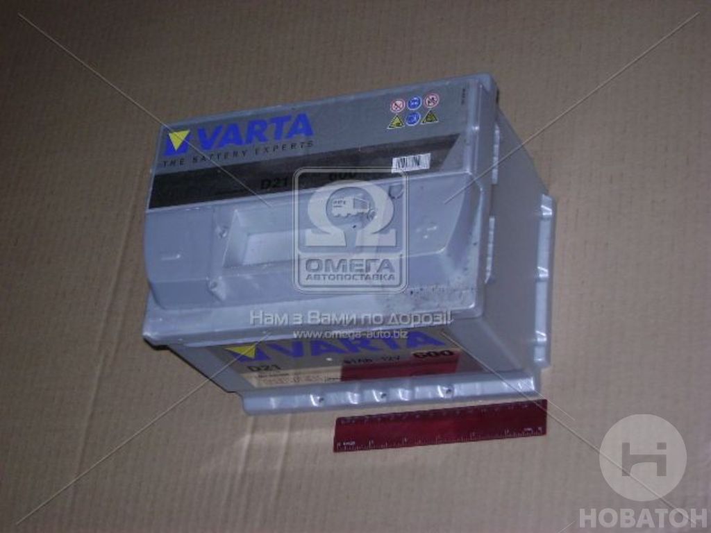 Акумулятор 61Ah-12v VARTA SD (D21) (242x175x175), R, EN600 - фото 