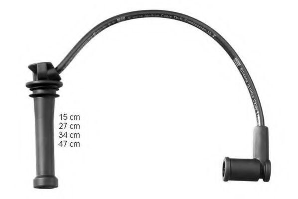 Комплект кабелів високовольтних MAZDA 6 (вир-во BERU) - фото 