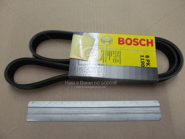 Ремень п-клиновой 6pk1190 (Bosch) - фото 
