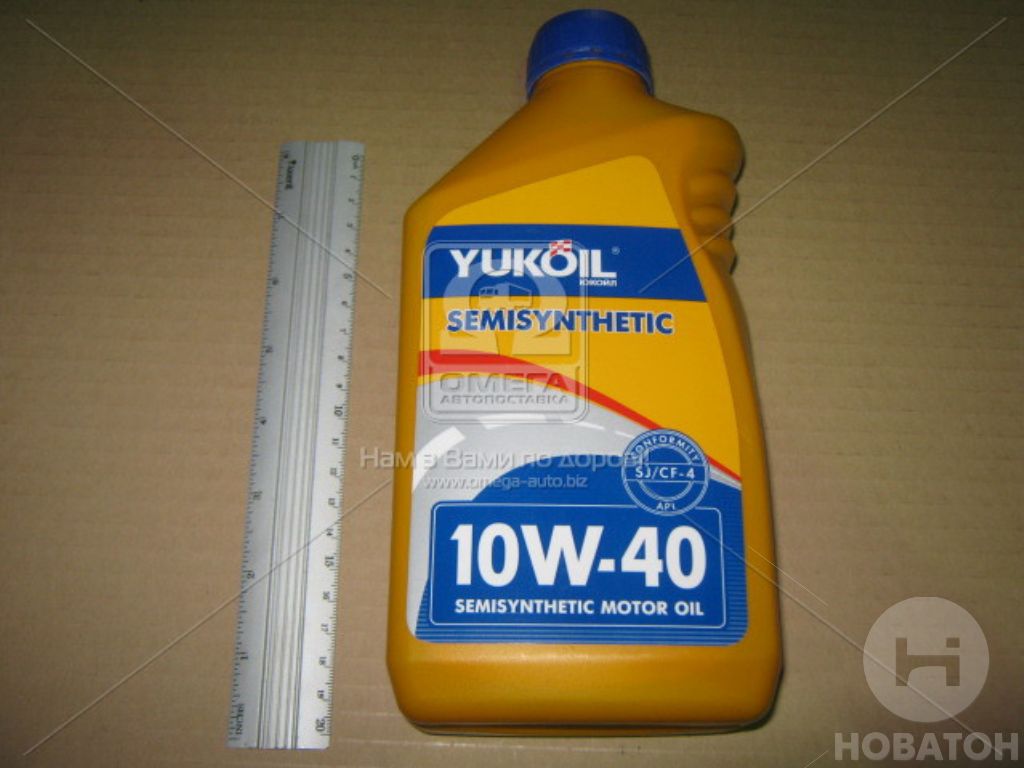 Масло моторное Yukoil SEMISYNTHETIC SAE 10W-40 API SJ/CF-4 (Канистра 1л) - фото 