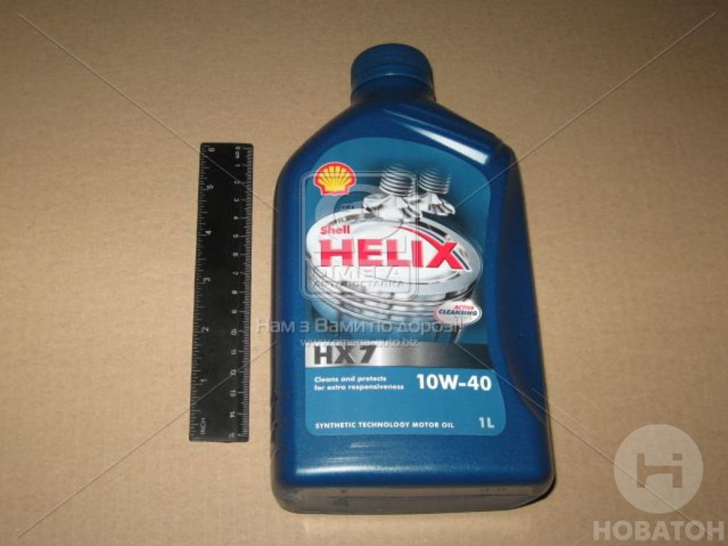 Олива моторн. SHELL Helix HX7 SAE 10W-40 (Каністра 1л) - фото 