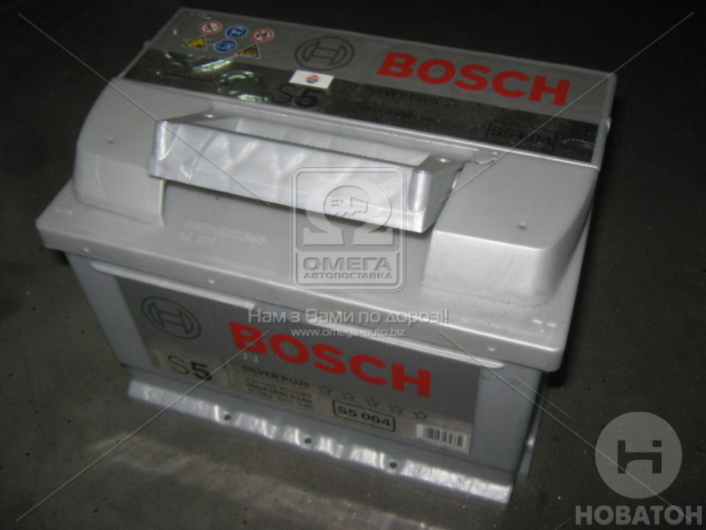 Акумулятор 61Ah-12v BOSCH (S5004) (242x175x175),R,EN600 - фото 0