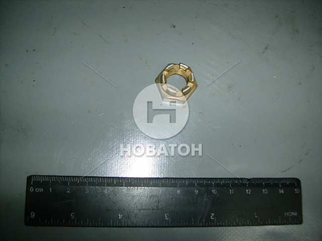 Гайка М14 корончатая наконечника тяги рулевой ВАЗ (Белебей) - фото 