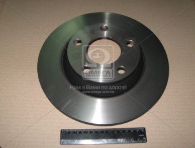 Диск тормозной передний (невентилируемый) (в упаковке два диска, цена указана за один) (TRW) - фото 