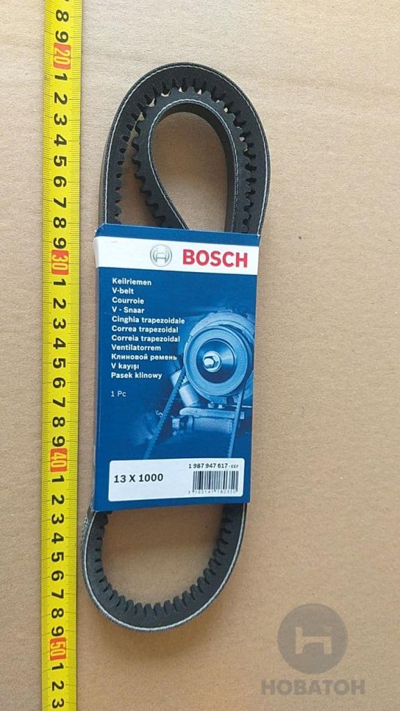 Ремінь клиновий AVX 13х1000 (вир-во Bosch) - фото 