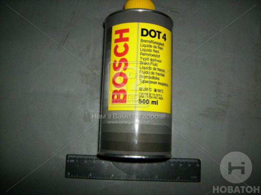 Жидкость торм. DOT4 (0,5л) (Bosch) - фото 