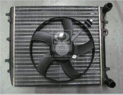 Радиатор охлаждения двигателя FABIA/POLO4 MT -AC 01- (Ava) - фото 