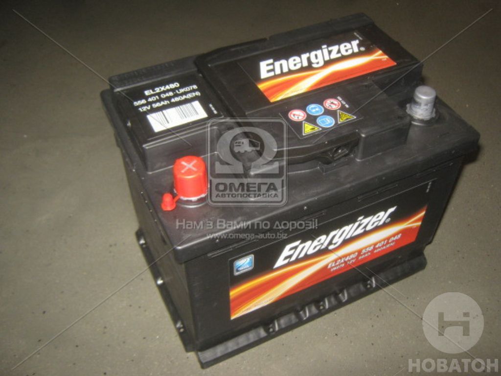 Акумулятор   56Ah-12v Energizer (242х175х190), L,EN480 - фото 0