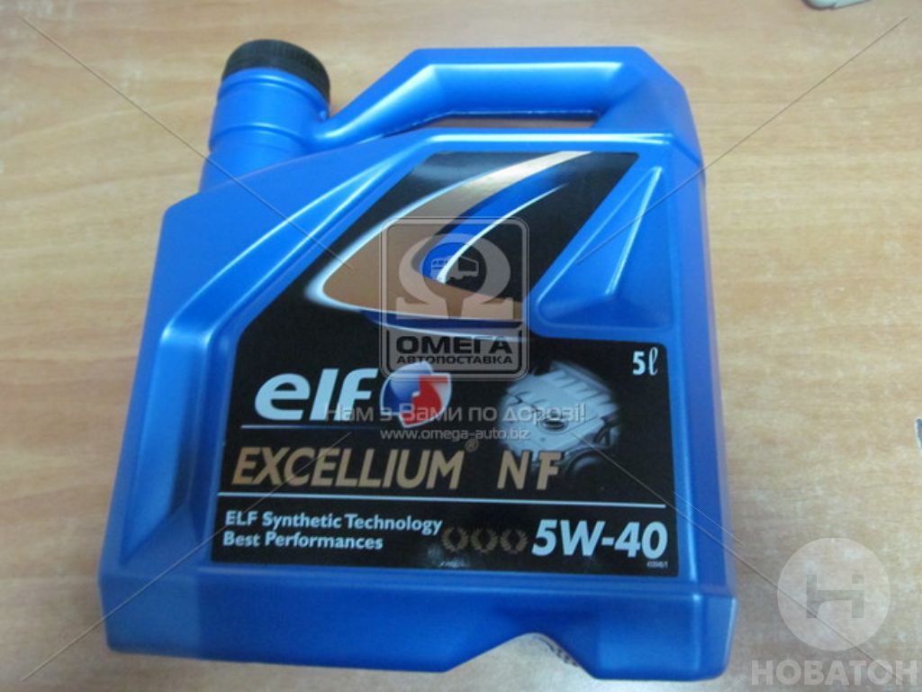 Мастило моторн.ELF Excellium NF 5w40 (Канистра 5л) Total Lubrifiants 5w40 - фото 