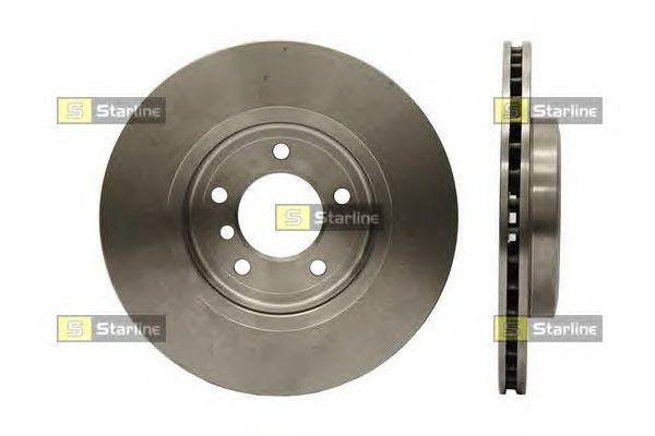Диск тормозной передний (вентилируемый) (в упаковке два диска, цена указана за один) (Starline) PB2916 - фото 