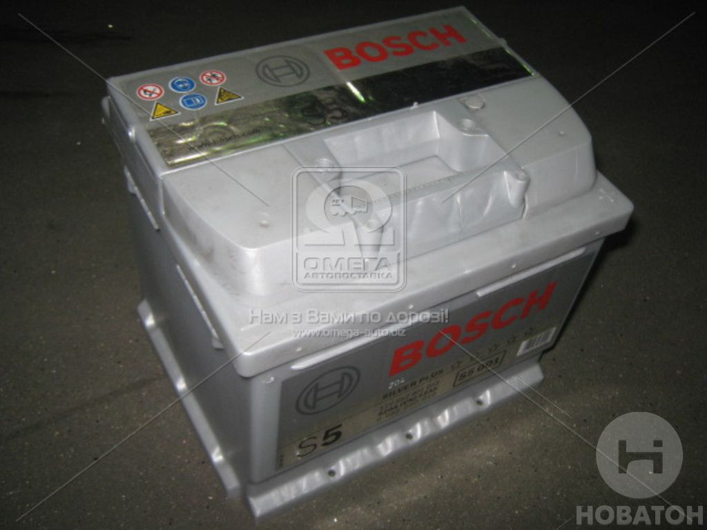 Акумулятор 52Ah-12v BOSCH (S5001) (207x175x175),R,EN520 - фото 0