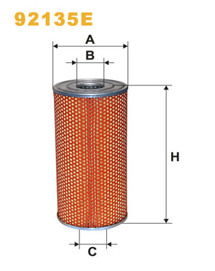 Фильтр масляный MAN (Ман) (Truck) (WIX-Filtron) 92135E/OM502 92135E - фото 