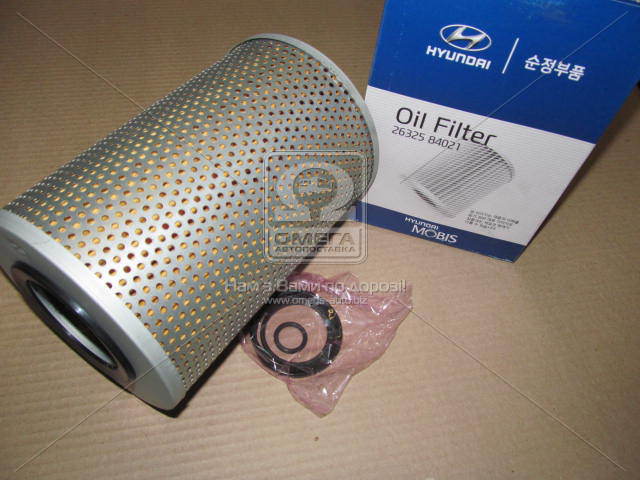 Фільтр масляний Hyundai HD160/HD170/HD450/HD500/HD600 04- (вир-во Mobis) - фото 