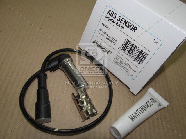 Датчик ABS SAF, BPW (угловой) 0,4м (RIDER) - фото 