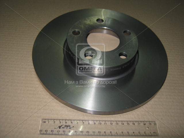 Диск тормозной передний (невентилируемый) (в упаковке два диска, цена указана за один)  (Cifam) - фото 