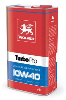 Масло моторное Wolver Turbo Pro SAE 10W-40 (Канистра 5л) Made in Germany - фото 