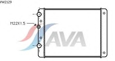 Радиатор охлаждения двигателя POLO3/LUPO/AROSA MT -AC (Ava) AVA COOLING VN2129 - фото 
