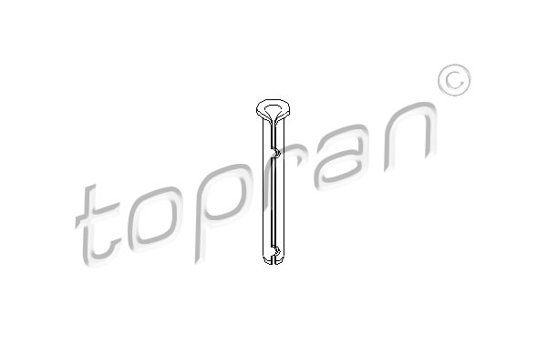 Шланг радиатора OPEL (ОПЕЛЬ) подводящий (TOPRAN) - фото 