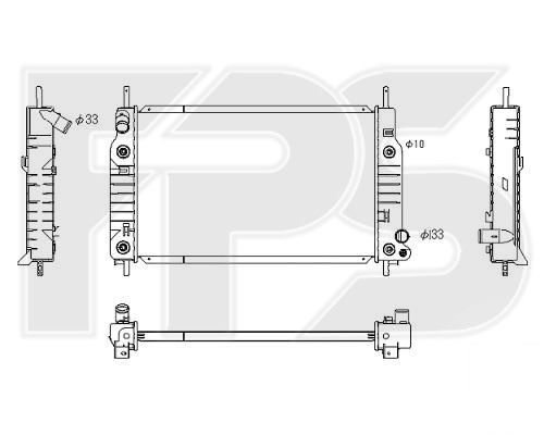 РАДИАТОР FORD - фото 