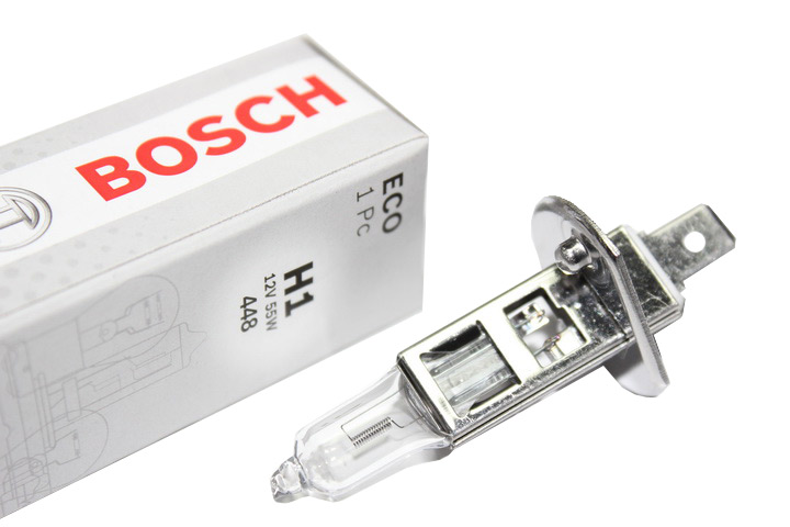 Лампа накаливания H1 12V 55W ECO (Bosch) BOSCH 1987302801 - фото 