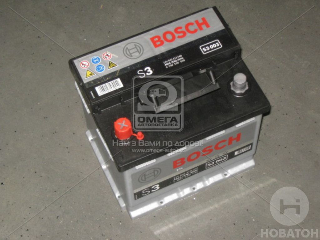 Аккумулятор   45Ah-12v BOSCH (S3003) (207x175x190),L,EN400 - фото 0