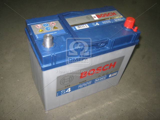 Акумулятор 45Ah-12v BOSCH (S4021) (238x129x227),R,EN330(Азия) !КАТ. -15% 0092S40210 - фото 