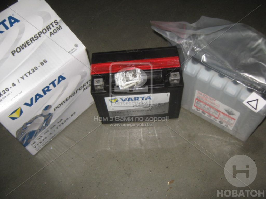 Аккумулятор 18 Ah-12v VARTA FS AGM (YTX20 - 4, YTX20 - BS), (177x88x156), R, Y4, EN260 - фото 