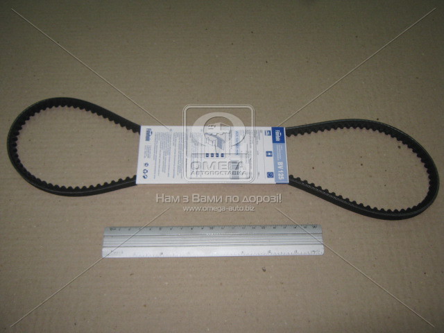Ремень 10,7х8х1025 клиновой вентилятора ГАЗ (FINWHALE) - фото 