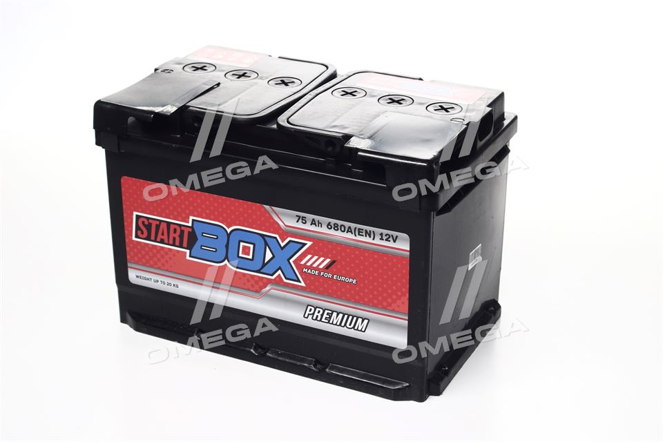 Аккумулятор   75Ah-12v StartBOX Premium (276x175x190),L,EN680 !КАТ. -20% 52371101303 - фото 