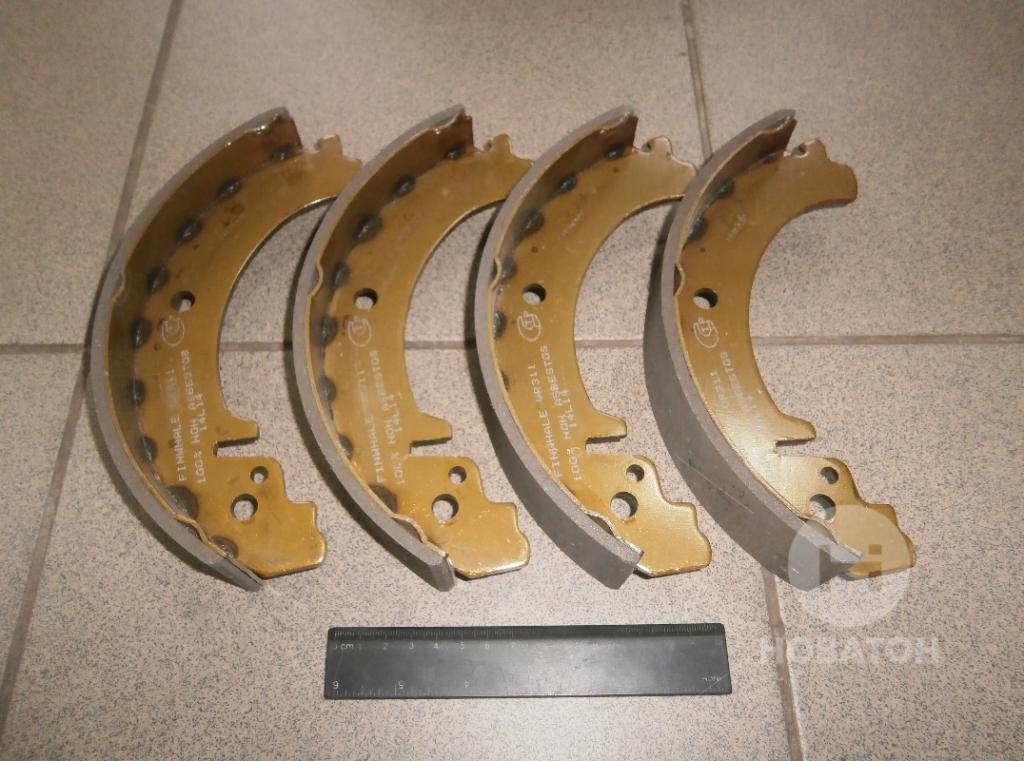 Колодки тормозные задние ВАЗ 2101 - 2107, 2121-2123, ИЖ 27175  (комплект 4 штуки) (FINWHALE) - фото 