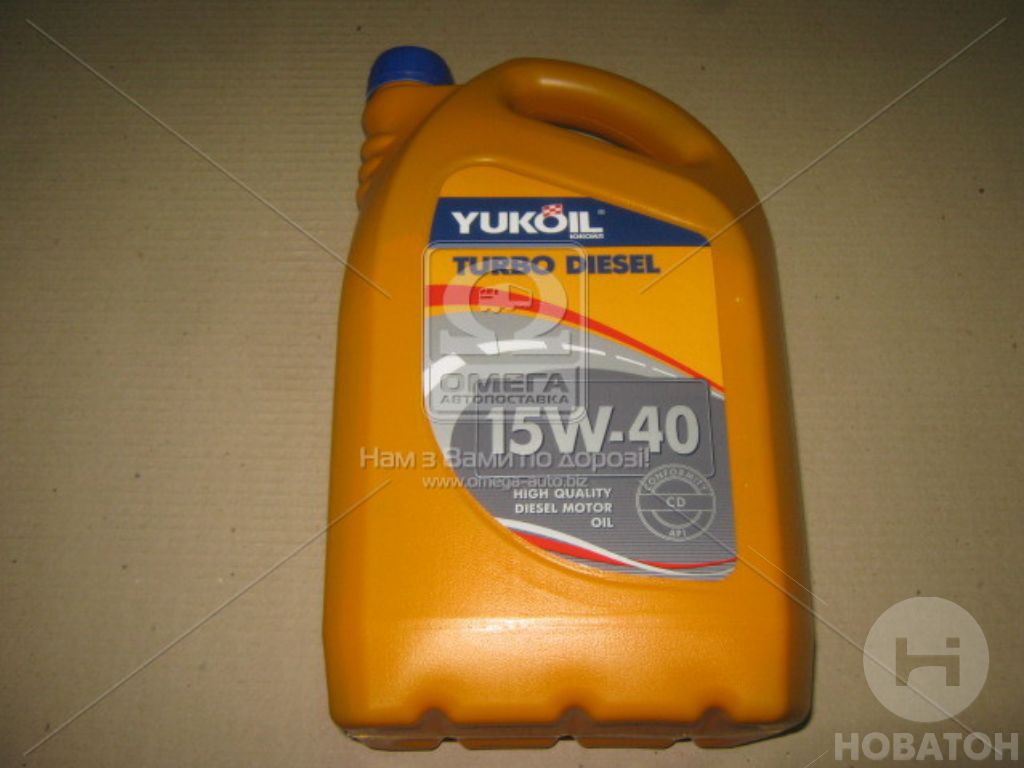 Масло моторное Yukoil TURBO DIESEL SAE 15W-40 API CD (Канистра 5л) - фото 