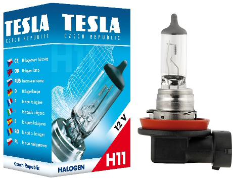 Автомобильная лампа: 12 [В] H11 55W цоколь PGJ19-2 (Tesla) B11101 - фото 