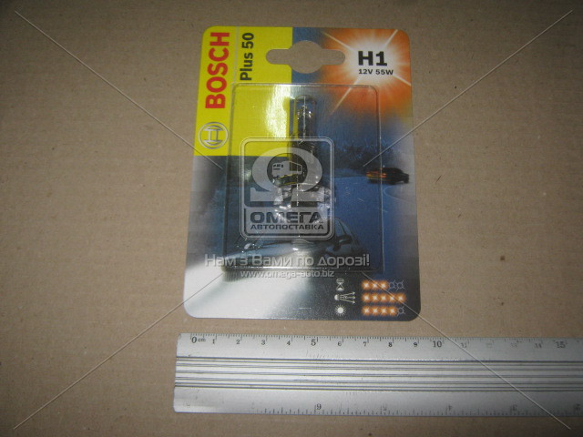 Лампа h1 plus 50 sb (вир-во Bosch) BOSCH 1 987 301 041 - фото 