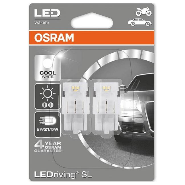 Лампа W21/5W 6000K 12V 2,5W W3X16Q LEDriving Standard (ви-во OSRAM) 7716CW-02B - фото 