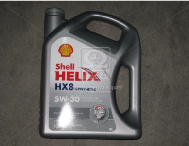 Олива моторн. SHELL Helix HX8 SAE 5W-30 SN/CF (Канистра 4л) Shell East Europe Company 550052835 - фото 