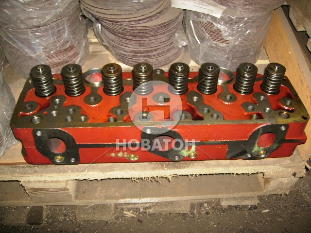 Головка блока двигателя Д 245,5 в сборе с клапанами (ММЗ) 245-1003012 - фото 1