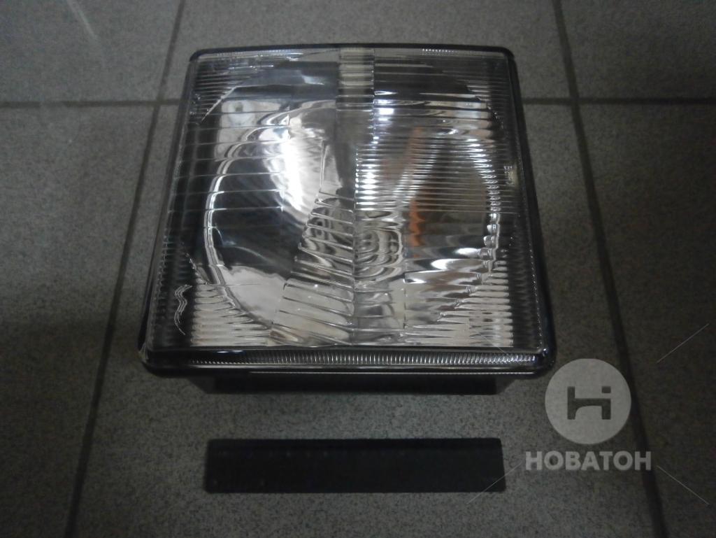 Фара МТЗ передня квадратна з ламп. в пластм. корпусі (Руслан-Комплект) - фото 0