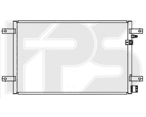 Радиатор кондиционера (конденсер) AUDI (АУДИ) A6 04- A6 IV / Quattro 08/04- (AVA COOLING) Ai5237 - фото 
