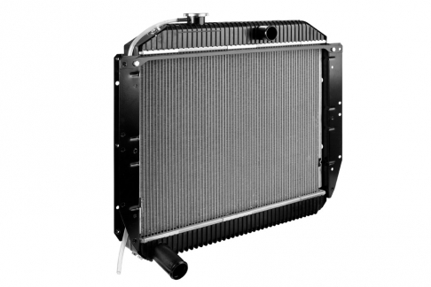 Радиатор водного охлаждения ЗИЛ 130 (3-х рядный) медный <ДК> - фото 