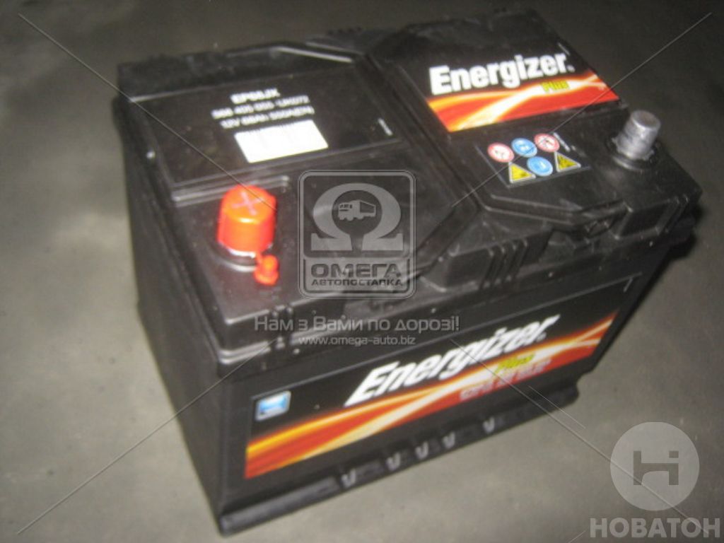 Акумулятор   68Ah-12v Energizer Plus (261х175х220), L,EN550 - фото 0