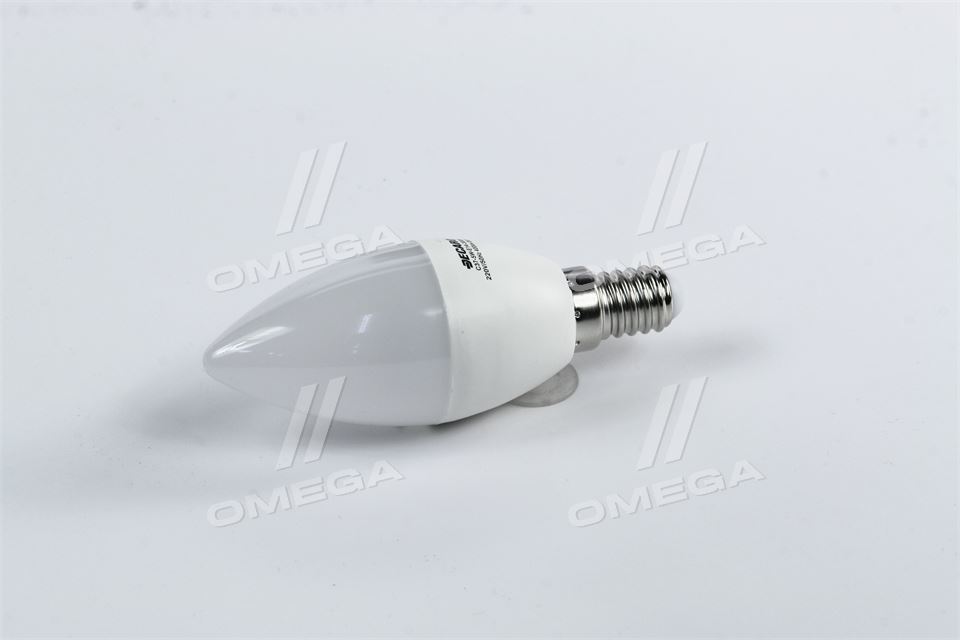 Світлодіодна лампа C37, 5W,3000k, 400lm, E14,220V <DECARO> - фото 